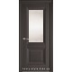 Двери Имидж Новый Стиль антрацит (Premium) стекло с рисунком Р2
