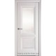 Двери Имидж Новый Стиль белый матовый (Premium) стекло с рисунком Р2