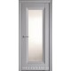 Двери Престиж Новый Стиль серая пастель (Premium) стекло с рисунком Р2