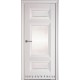 Двери Шарм Новый Стиль белый матовый (Premium) стекло с рисунком Р2