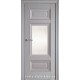 Двері Шарм Новий Стиль сіра пастель (Premium) скло з малюнком р2 + молдинг