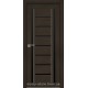 Двері Флоренція С2 Новий Стиль перла кавова (Смарт) з чорним склом