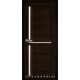 Двери Тринити Новый Стиль венге brown (экошпон) с матовым стеклом