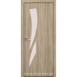 Двері Камея Новий Стиль сандал (екошпон) з матовим склом