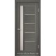 Двери Грета Новый Стиль grey new (ПВХ DeLuxe) с матовым стеклом