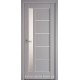 Двери Грета Новый Стиль серая пастель (Premium) с матовым стеклом