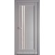 Двери Делла Новый Стиль серая пастель (Premium) с матовым стеклом