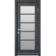 Двери Муза Новый Стиль grey new (ПВХ DeLuxe) с матовым стеклом