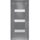 Двері Відень Новий Стиль X-сірий (Orni-X) з матовим склом