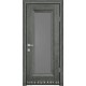 Двері Мілла Новий Стиль горіх сибірський (ЕкоВуд) зі склом графіт