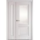 Двері Імідж Новий Стиль білий матовий (Premium) скло з малюнком Р2