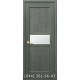 Двері Рима Новий Стиль grey new (ПВХ DeLuxe) скло з малюнком Р1