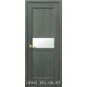 Двери Рифма Новый Стиль grey new (ПВХ DeLuxe) с матовым стеклом