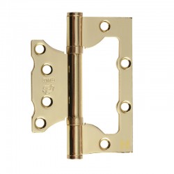Петли дверные Gavroche GR PLAT 100x75x2,5 мм, B2 PB (золото)