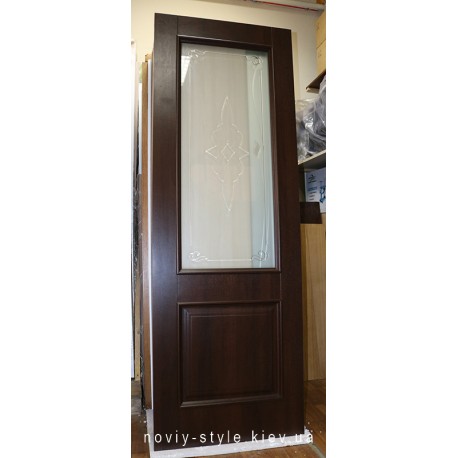 Двери Вилла 70 см каштан Новый Стиль скидка