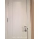 Фото дверей Имидж Новый Стиль белый матовый глухое в интерьере