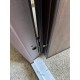 Входная дверь Ника Металл/МДФ Коричневая RAL 8017 Т147 / дуб темный Редфорт уличные