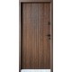 Входная дверь Ника Металл/МДФ Коричневая RAL 8017 Т147 / дуб темный Редфорт уличные