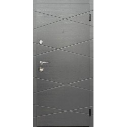 Двері вхідні Artiz Еко-4 титан горизонтальний / пішов горизонтальний