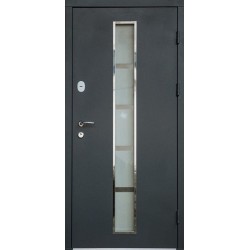 Двері вхідні Artiz СТ-101 (RAL 7024) RAL 7024/дуб шато