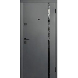 Двері вхідні Artiz Еко-16/17 антрацит/біла шагрень антрацит/біла шагрень