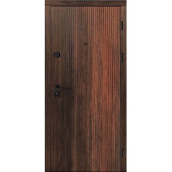 Двері вхідні Artiz КС-9/10 дуб тютюн/дуб немо срібний