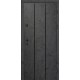 Двері вхідні Artiz КС-11 бетон антрацит/бетон сніговий