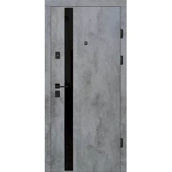 Двери входные Artiz КС-29 оксид темный/белая шагрень