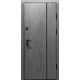 Двері вхідні City Style 1 бетон темний/бетон сірий