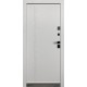 Двери входные City Pro 2 RAL 9005 муар/белый супермат
