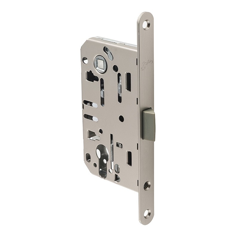 Замок врезной Safita PZ 410C-S 85*50 MSN (матовый никель)