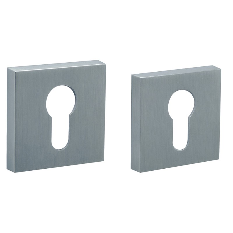 Накладка под цилиндр Safita PZ HT SC (сатин хром)