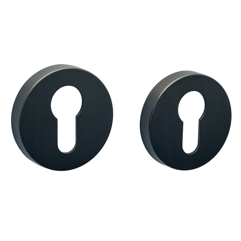 Накладка под цилиндр Safita PZ RD MSB (матовый графит)