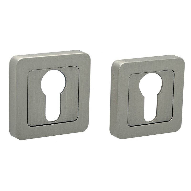 Накладка под цилиндр Safita PZ SQ MSN (матовый никель)