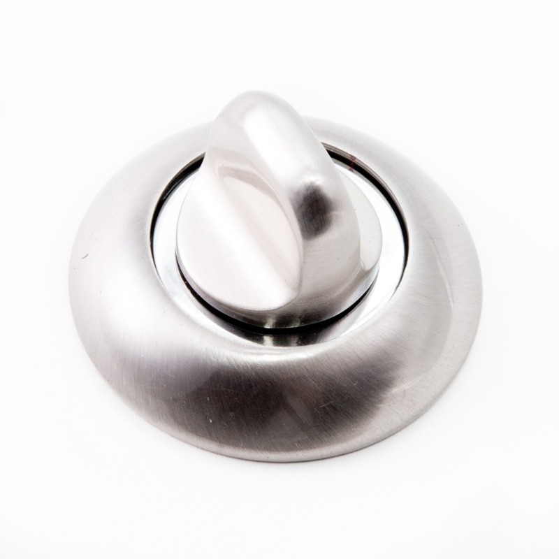 Накладка-поворотник Safita WC R14 SN/CP (никель матовый/хром)