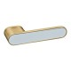 Ручки дверные Gavroche GRCLICK Cl-O1 GoldSB/White (сатиновое золото/белый)