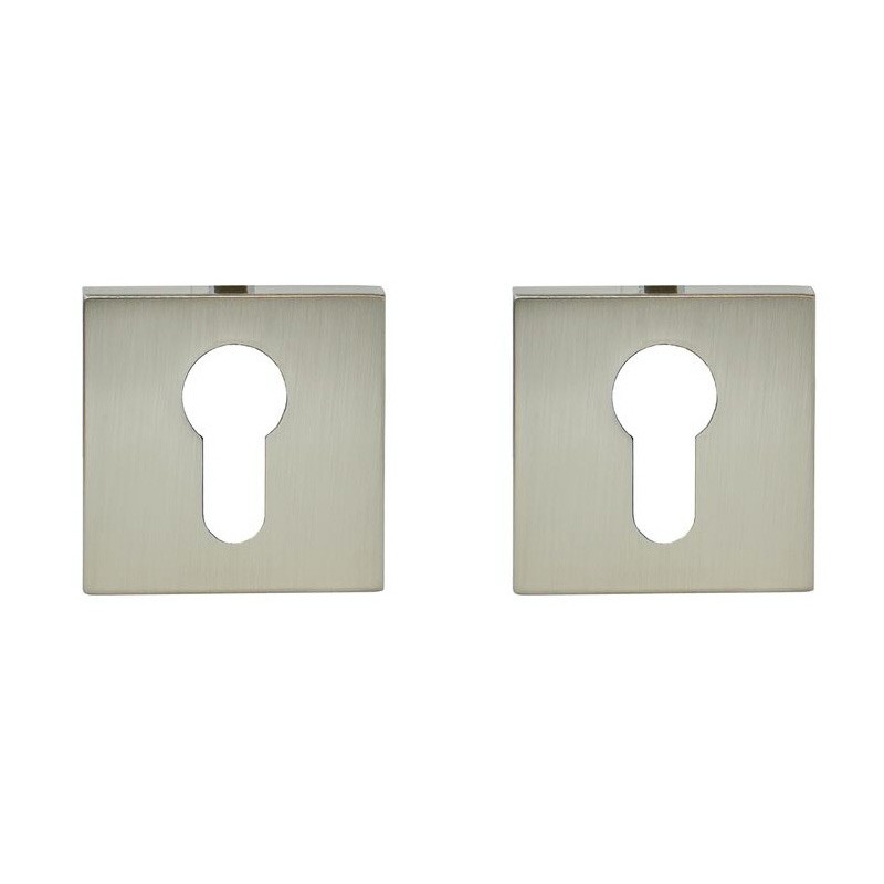 Накладка под цилиндр Gavroche А3-EH SN/CP (никель матовый/хром)