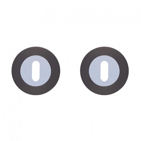 Накладка декоративна Gavroche Z2-EH OB (54 mm) MBN/CP (графіт/хром)