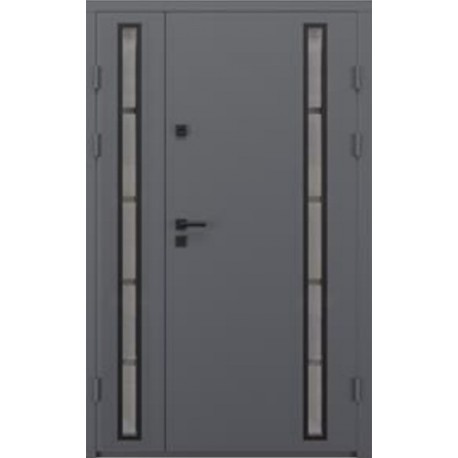 Двері вхідні Artiz СТ-101 1200 мм RAL 7024/дуб шато