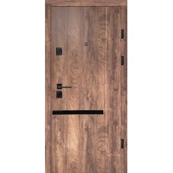 Двері вхідні Artiz БТ-46 спил коньячний/норд антискрейч