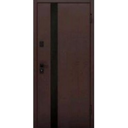 Двері вхідні Artiz ТР-1 RAL 8019 RAL 8019/бетон бежевий