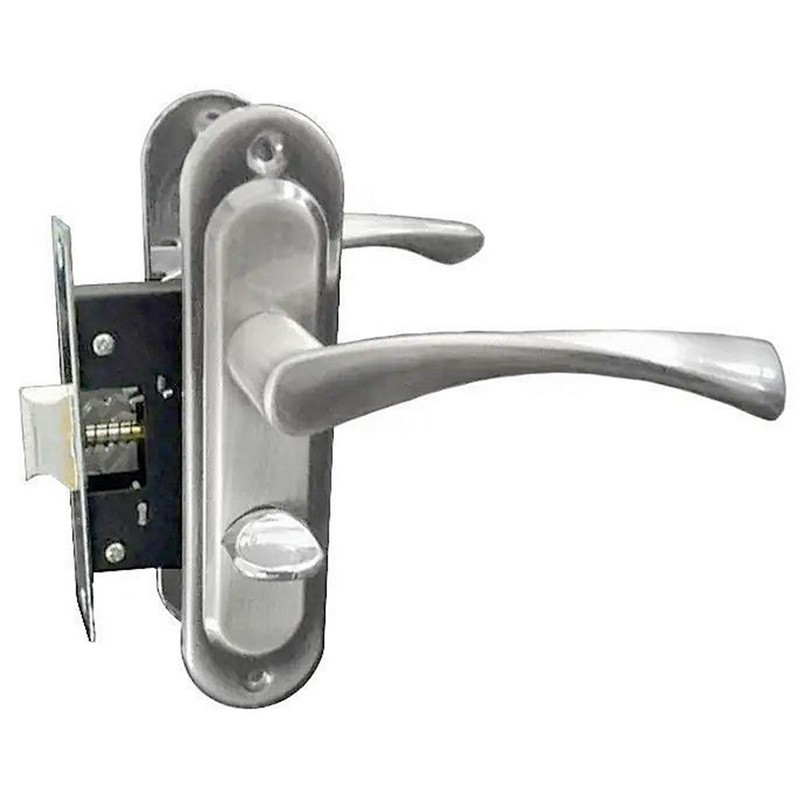 Замок с ручками А50-012 WC BN (шлифованный никель)