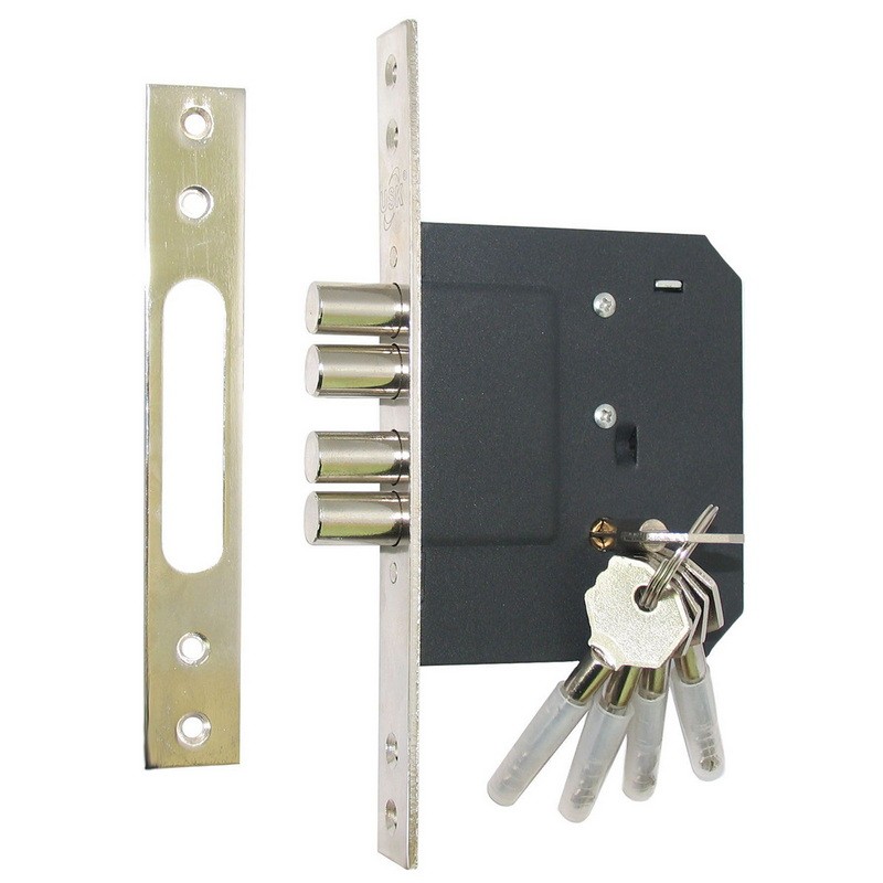 Корпус замка USK 189-4MF BN (шлифованный никель)