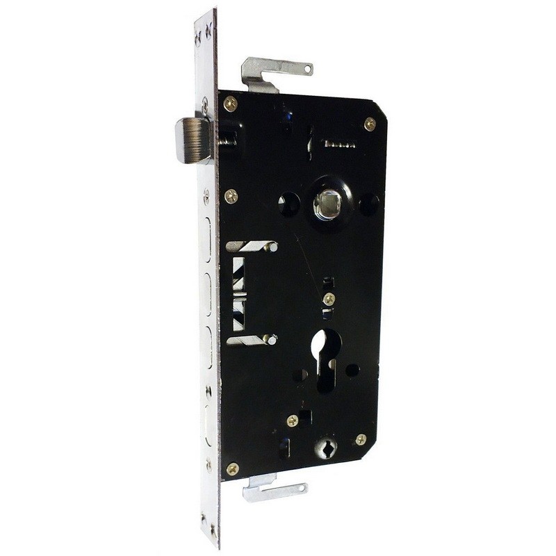 Замок 6068-3F (круглая планка) NP (полированный никель)