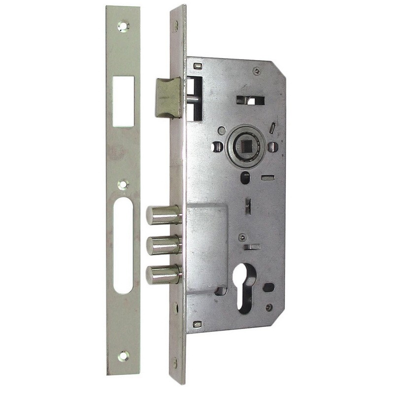 Корпус замка USK 6005R-3 R (под стяжки) NP (полированный никель)