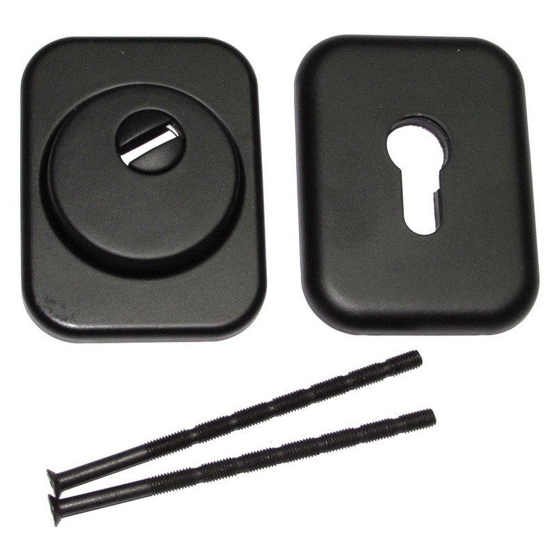 Броненакладка квадратна DP-02 10 мм BLACK (чорний) 10 мм (чорний)