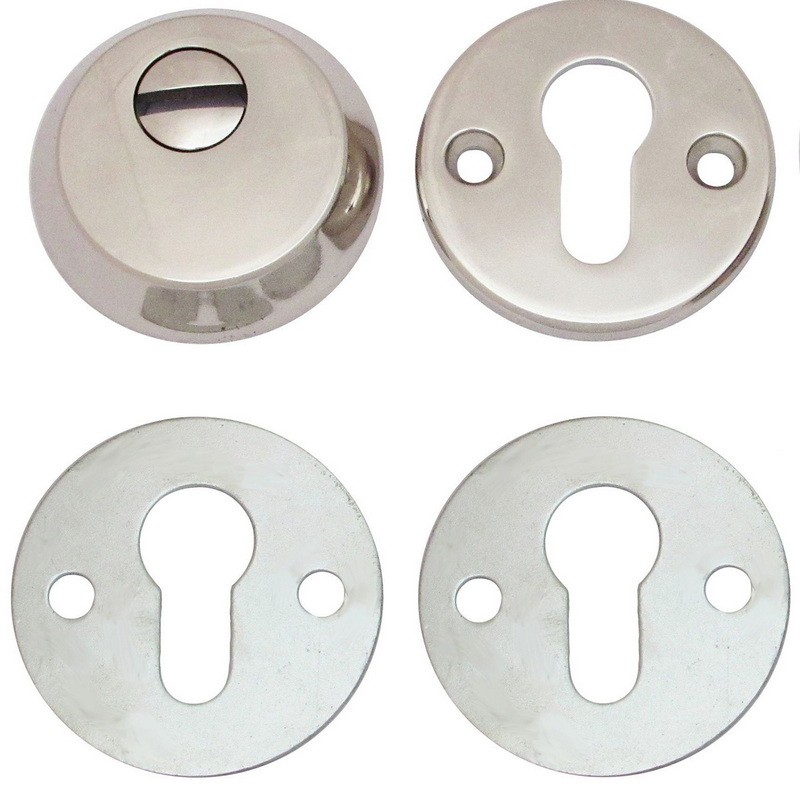 Броненакладка економ (без кільця) NP (полірований нікель)