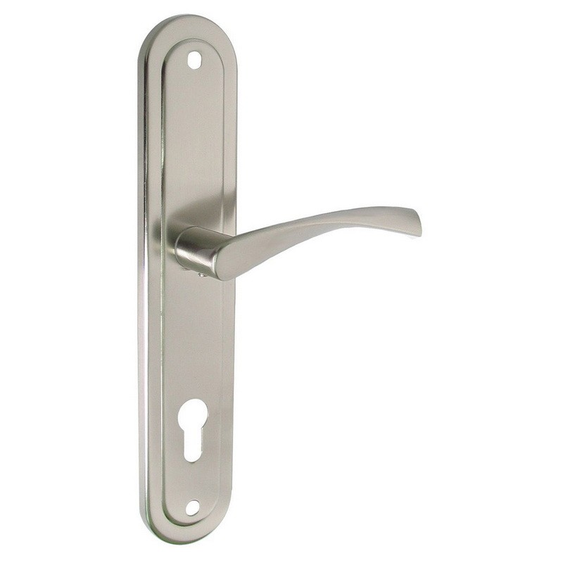 Ручки для металевих дверей 85-112 (для замка 252R) CP (полірований хром)