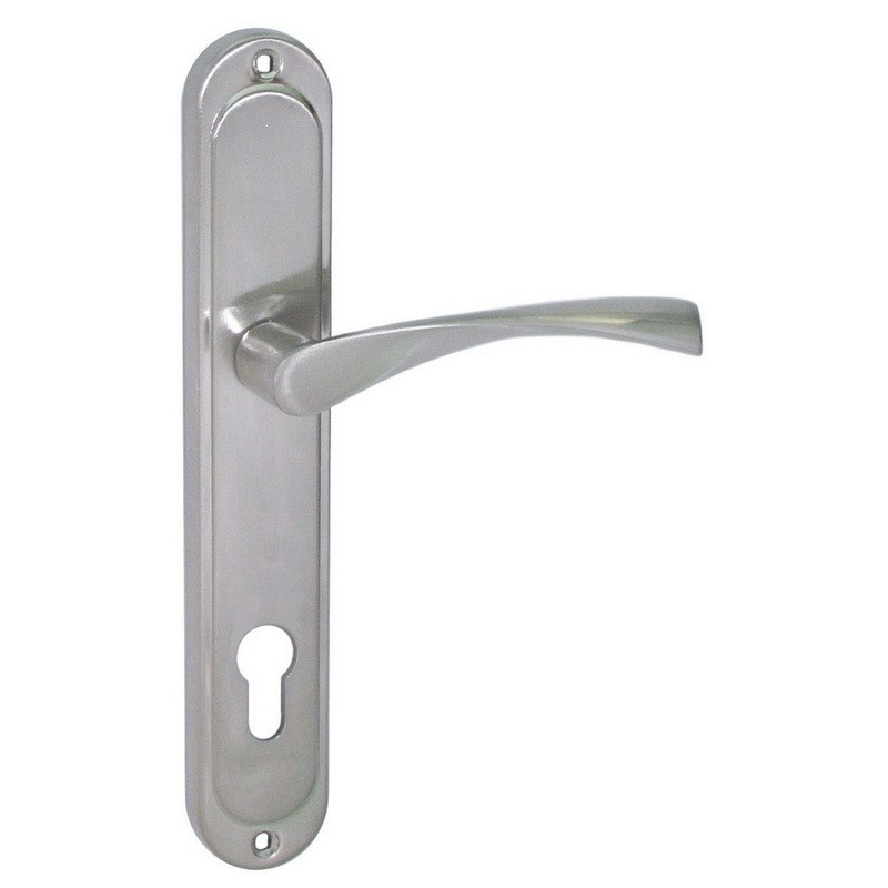 Ручки на планці A-85/40-012 (квадрат 130 мм) BN (шліфований нікель)