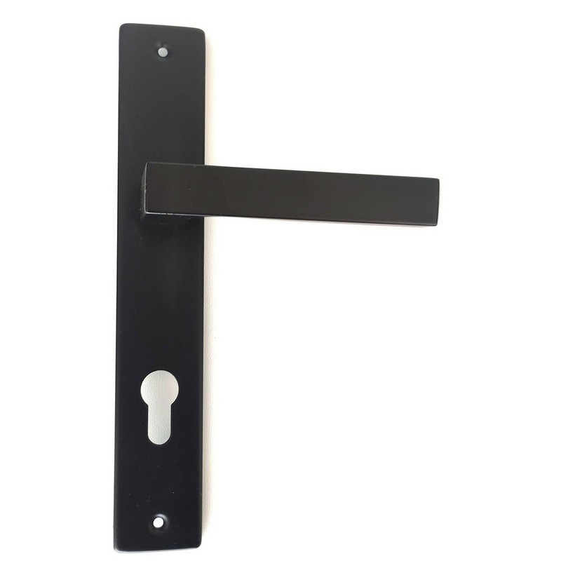 Ручки на планці A-85-048 (квадрат 130 мм) BLACK (чорний)